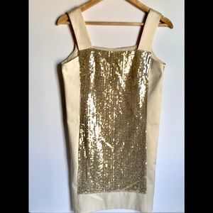 Nanette Leopore  Retro Mini Sequined Dress/ Sz 2